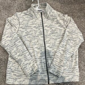 Zyia Active Gray Zip-Up Jacket